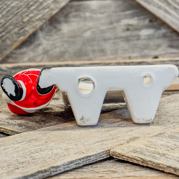 Vintage Santa & Me Tabletop Photo Frame, Holds 3" x 3" Photo, Ceramic, Christmas - Picture 7 of 10